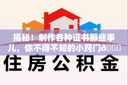 龙文揭秘！制作各种证书那些事儿，你不得不知的小窍门😎