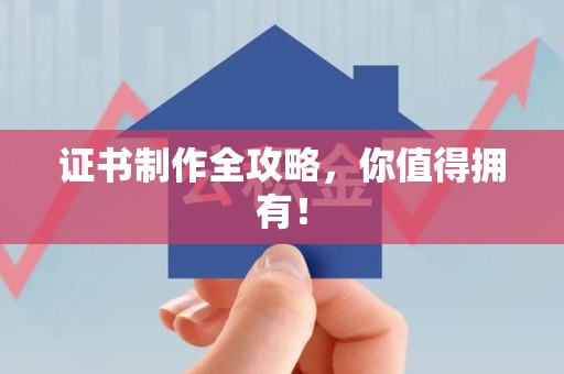 龙文证书制作全攻略，你值得拥有！